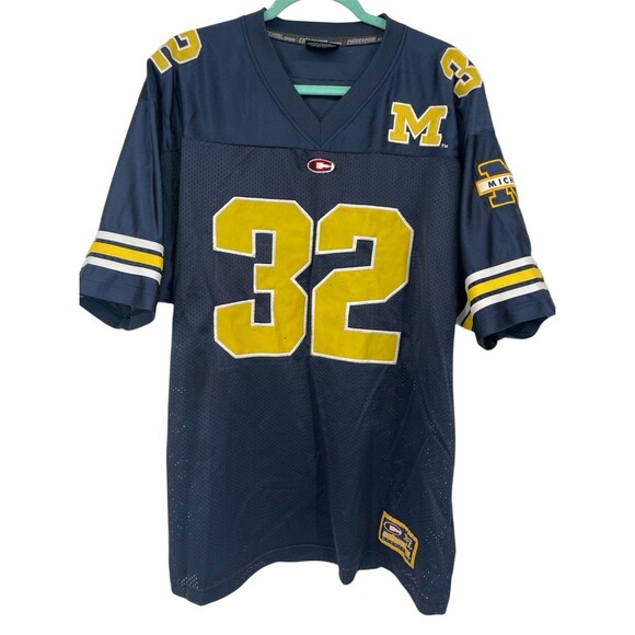 Colosseum Other - Vintage 90s Y2K Colosseum Univ of Michigan Wolverines Jersey #32 Blue Yellow